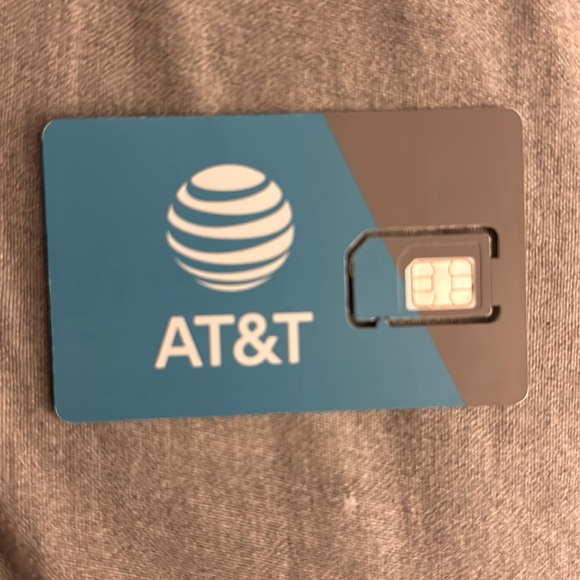 AT&T sim card. Surprisingly hard to get and expensive if you go to att. - Picture 1 of 5